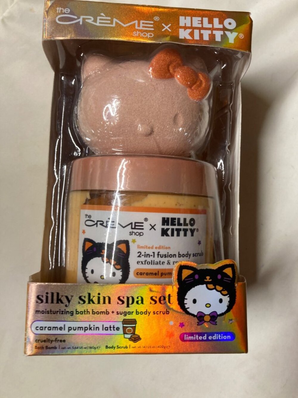 Limited Edition The Crème Shop x Hello Kitty Halloween Spa Set New in Box